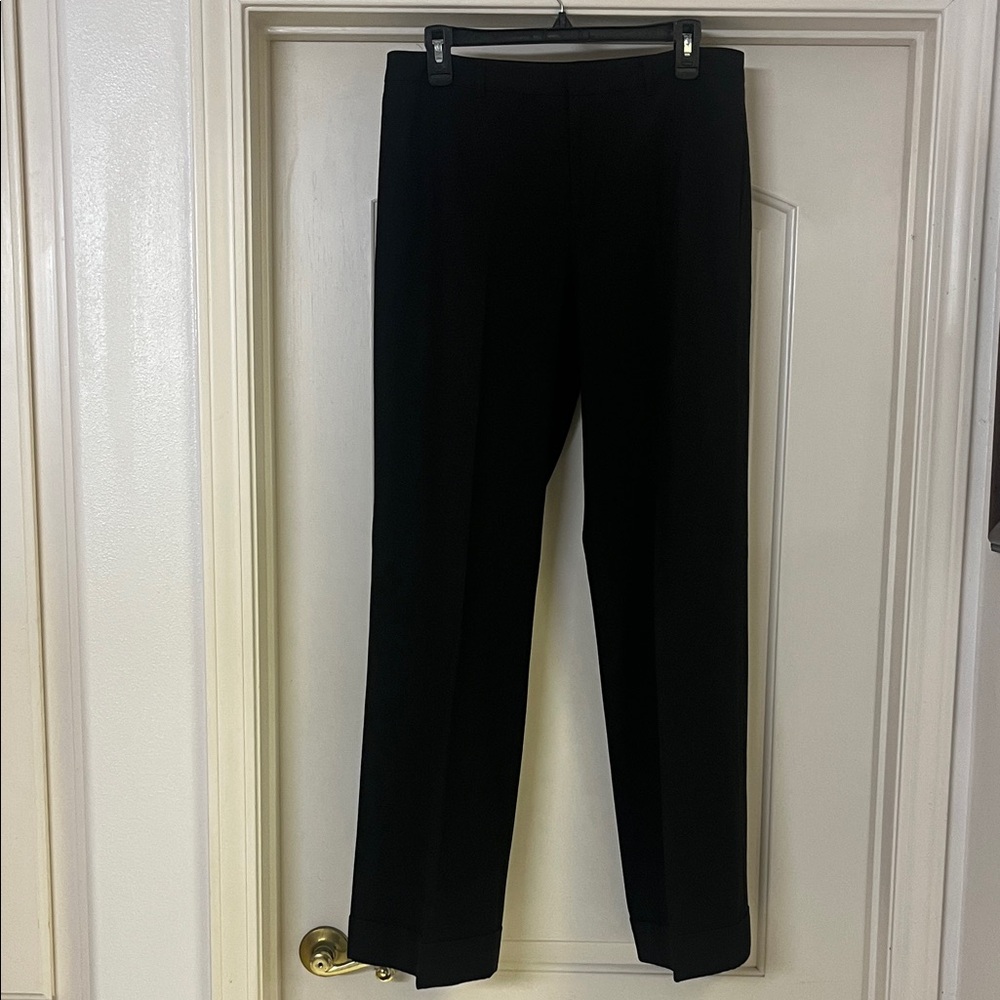 Nine West Classic Cuffed Black Dress Pants